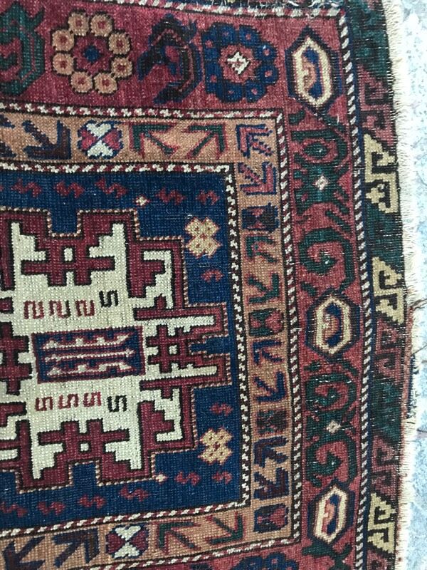Carpet old chirwan Caucasus  77 x 120 cm