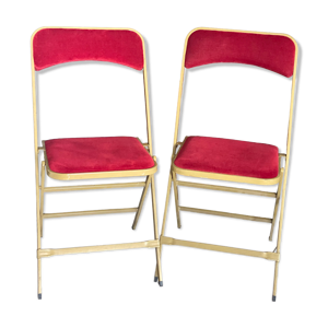 paire de chaises pliantes