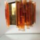 Claus Bolby brass plexiglas ceiling light