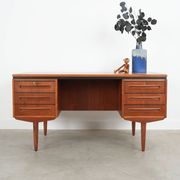 Teak desk, Danish design, 1960s, designer: J. Svenstrup