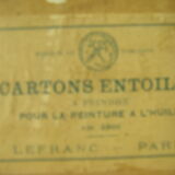 Peinture à l'huile ancienne