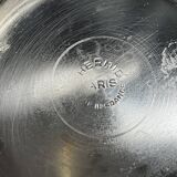 Tableware, Thermid silver metal ice bucket, glass bowl, lion handles X