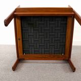 Paire de fauteuils noir par Illum Wikkelsoe pour Niels Eilersen, Danemark