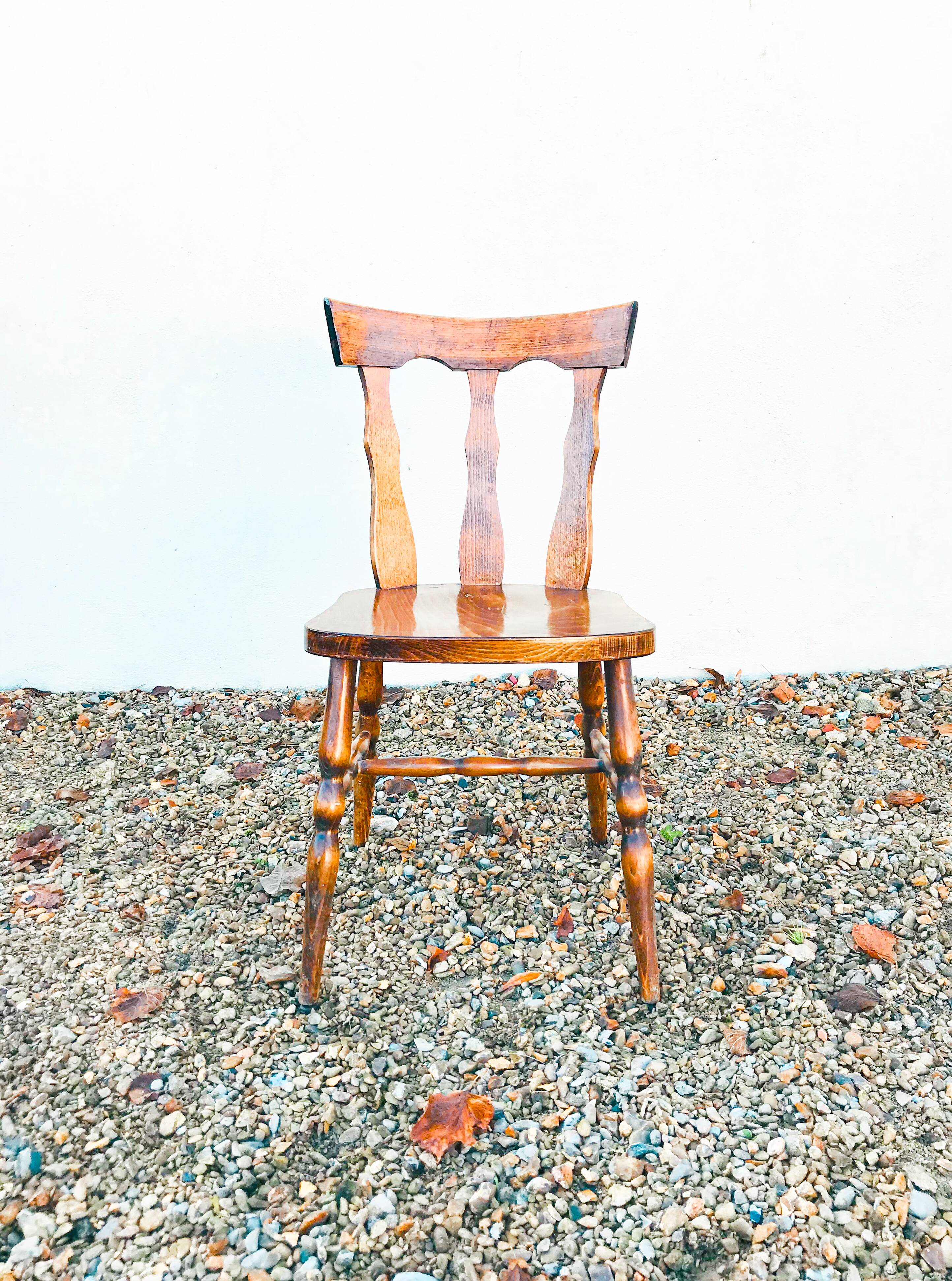Lot de 4 Chaises Bistrot Baumann Vintage
