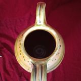 VINTAGE PROVENCAL POTTERY JAR PITCHER OLIVE DECOR