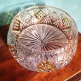 Bowl Crystal with gilding