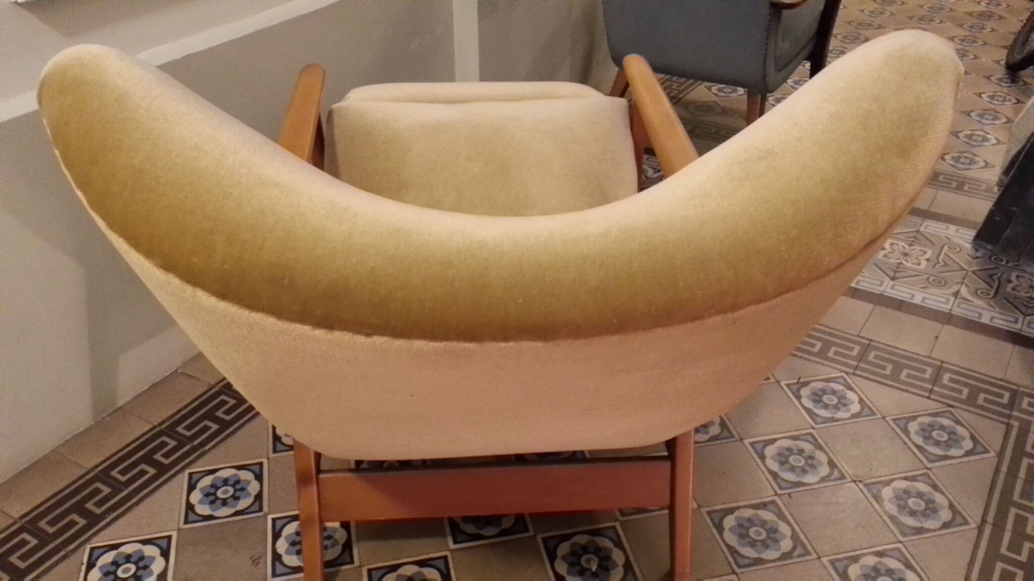 Armchair Relax Scandinavian Shepherdess wingback chair years Scandinavian 50 60