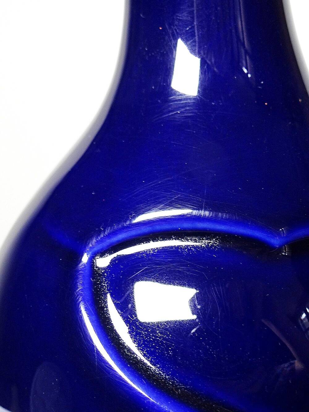 Fine white Limoges porcelain carafe, modeled after Sandoz Haviland