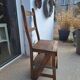 Chaise escabeau 