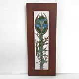 Vintage 1960s thistle wall decor