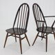 Set of 6 dining windsor chairs by Lucian Ercolani, italy, 1960