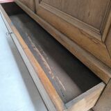 Louis Philippe linen cupboard in blond oak