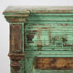 Green French antique cabinet