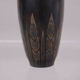 Art Deco brassware vase