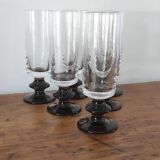 6 coupes à champagne vintage