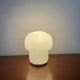 Opaline mushroom lamp