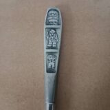 Vintage HS NORWAY Pewter Trolls Pewter Pie Server