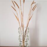 70s molded glass vase
