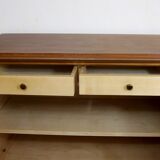 mahogany and black arbus sideboard