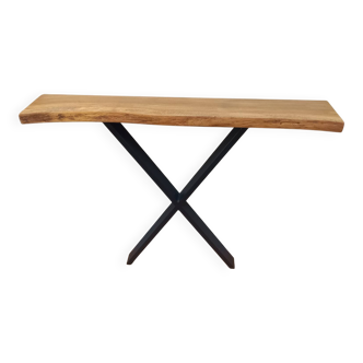 Console bois massif