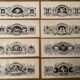Lithograph engraving astrological sign balance of 1907