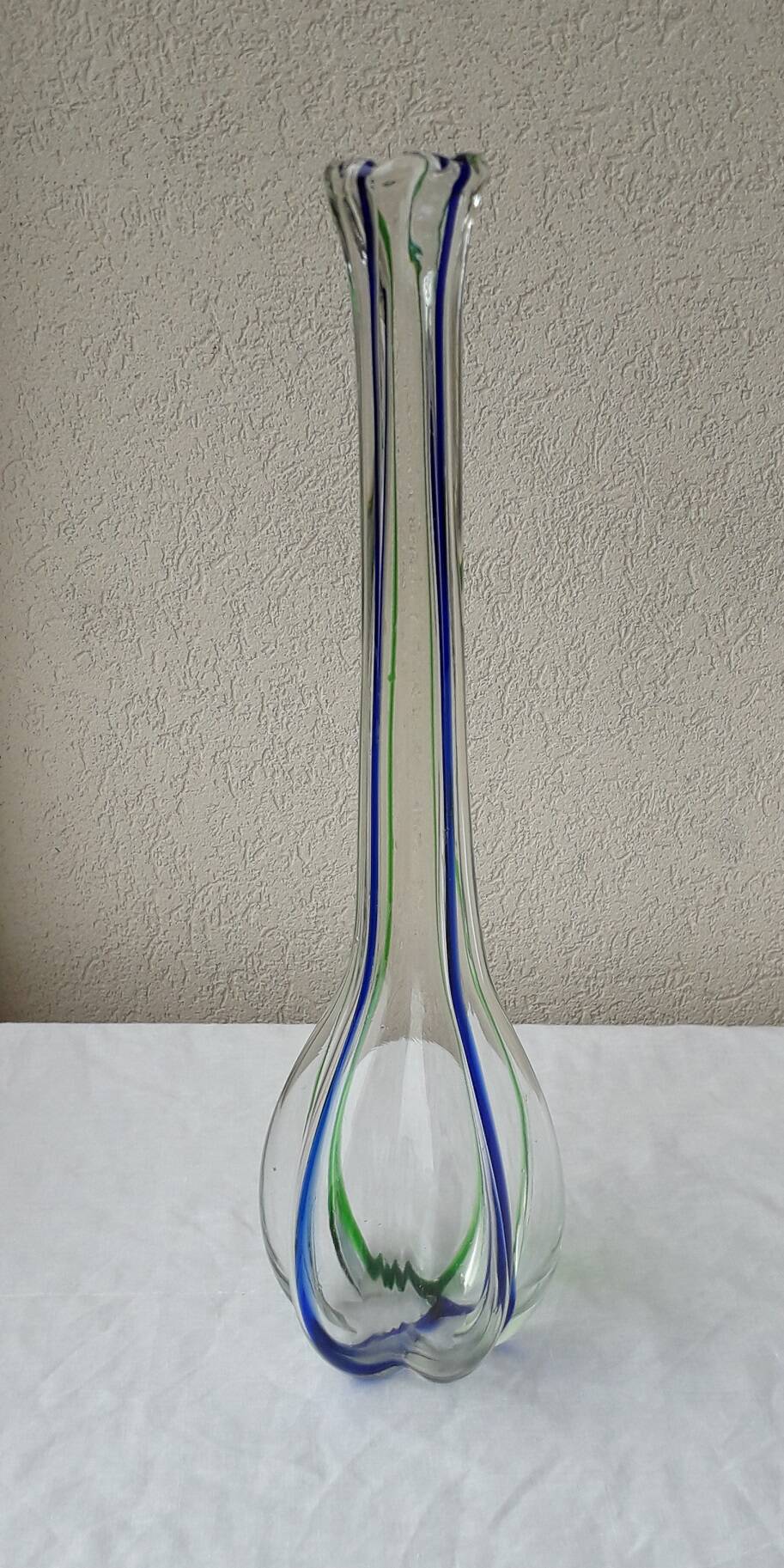 Murano glass soliflore vase