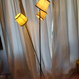Lampadaire design en laiton 3 feux Arlus