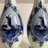 Pair of Delft vases