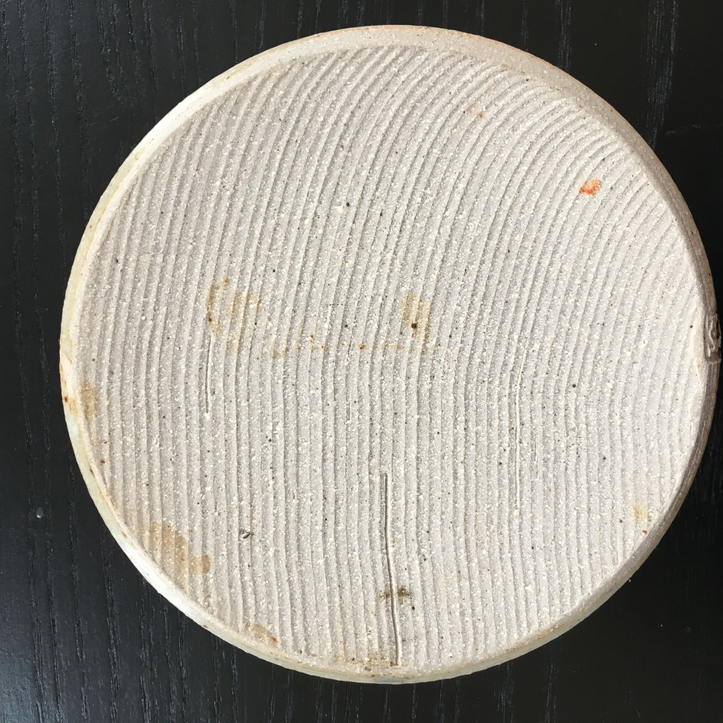 Floral decorated ramekin, signed