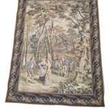 Tapestry with an idyllic forest scene