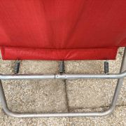 Vintage 1970s Kettler folding chair – pop floral print & structure