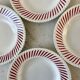 Set of 4 hollow plates Badonviller years 30-40