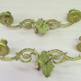 Pair of piano candle holders