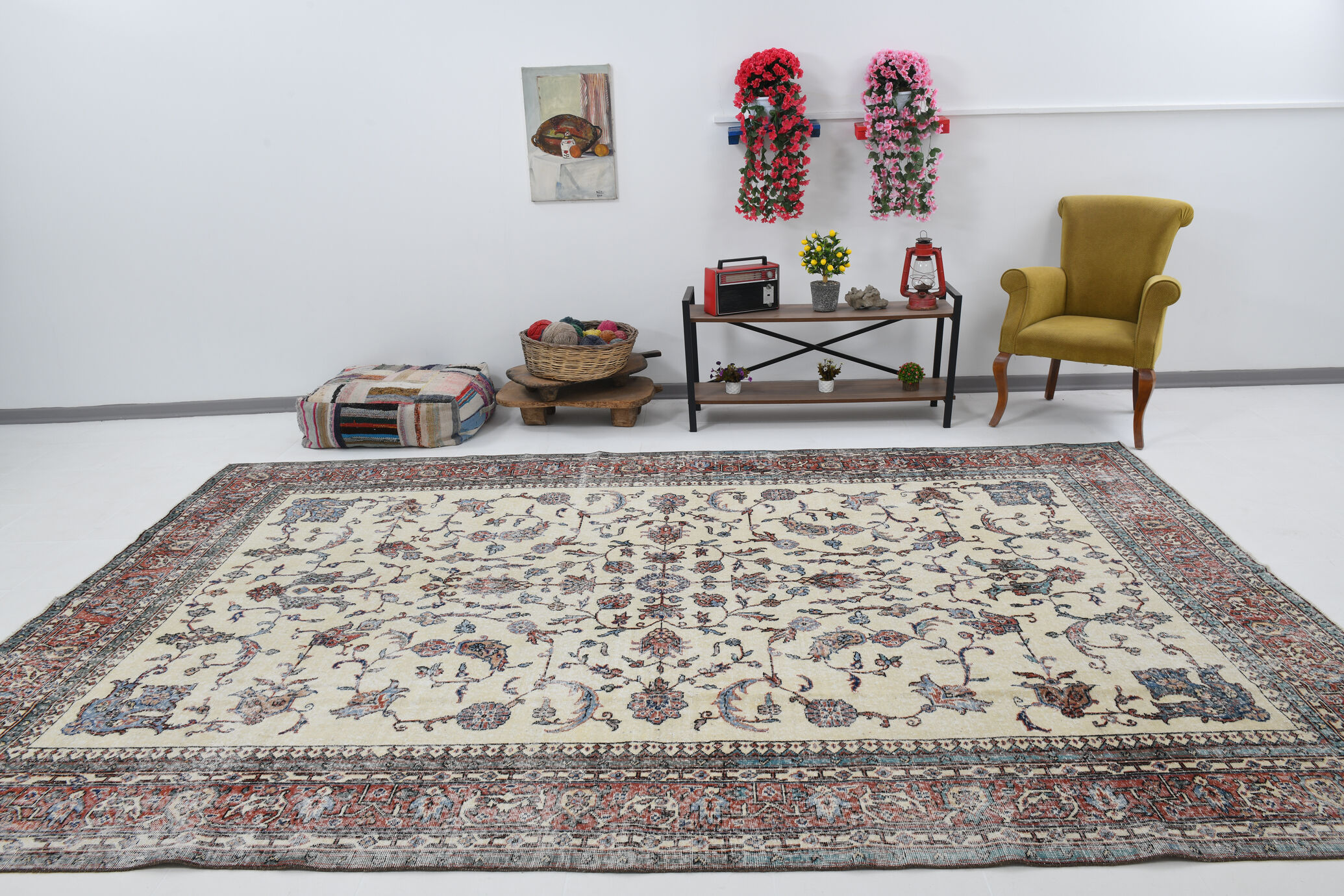 Tapis turc fait à la main 381x254cm