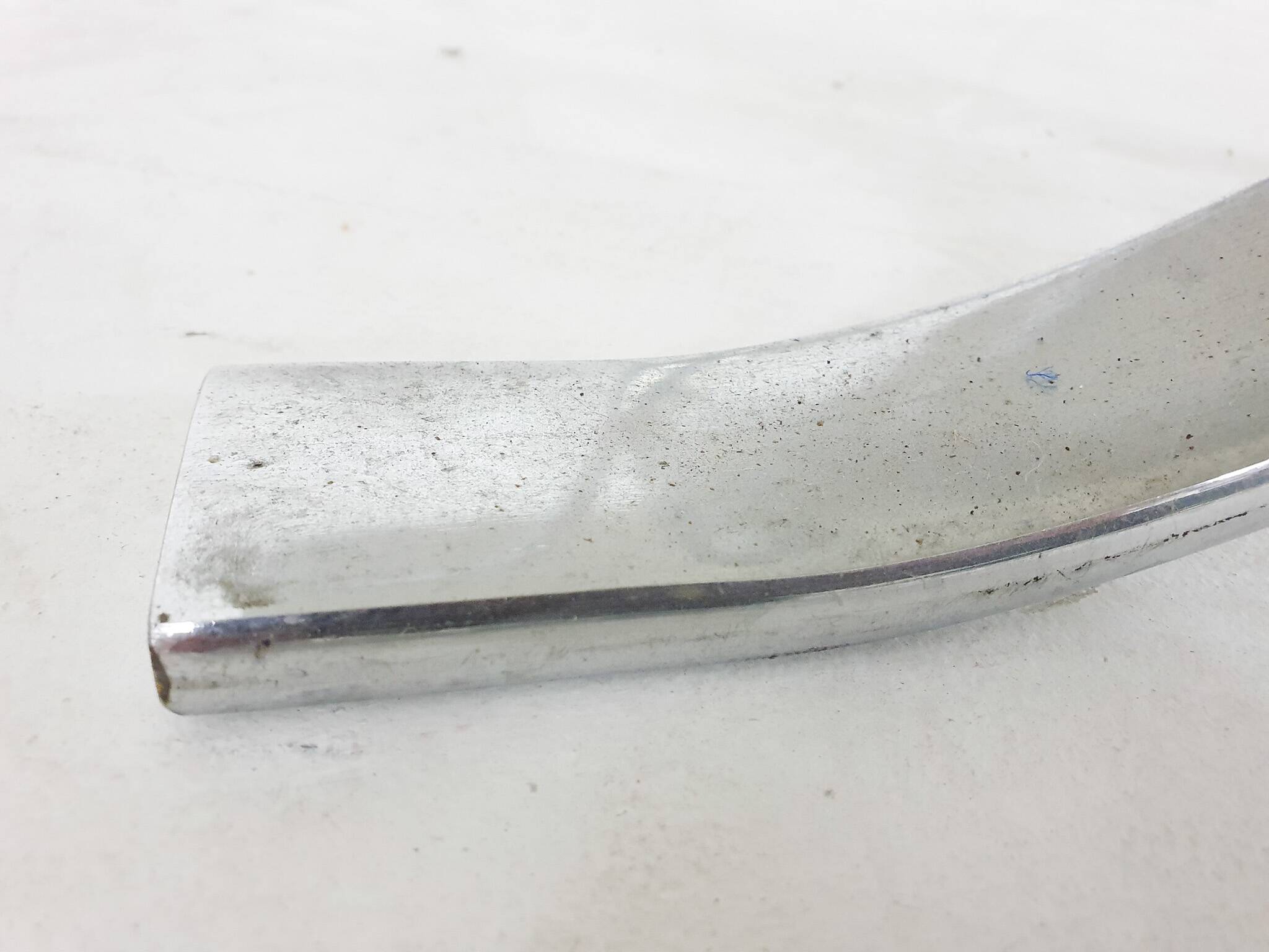 Glass and chrome dining table, 1970's