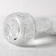 Mid-century Clear Pressed Glass Vase by Adolf Matura / Rosice / 1973