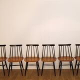 Lot of 6 Fanett chairs by Ilmari Tapiovaara