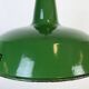 Industrial Green Enamel Factory Pendant Lamp from Revo, 1950s