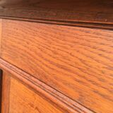 Beveled fireplace mirror