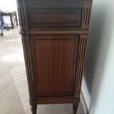 vintage - Small style chest of drawers - Louis XVI marble top with 1 drawer and 2 doors