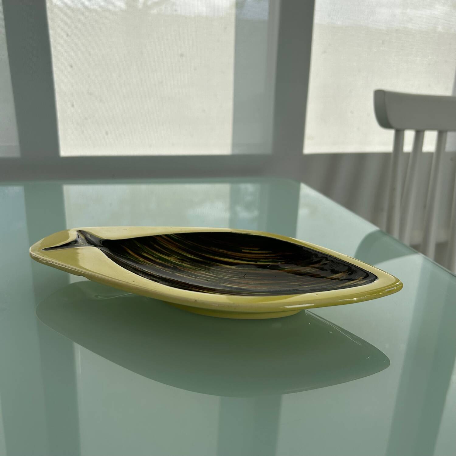 Striped fish dish 1950