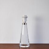 Scandinavian Modern White Glass Table Lamp by Carl Fagerlund for Orrefors
