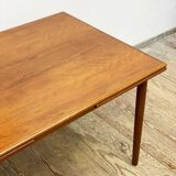 Extendable mid century teak dining table by scovby, denmark, 1950s