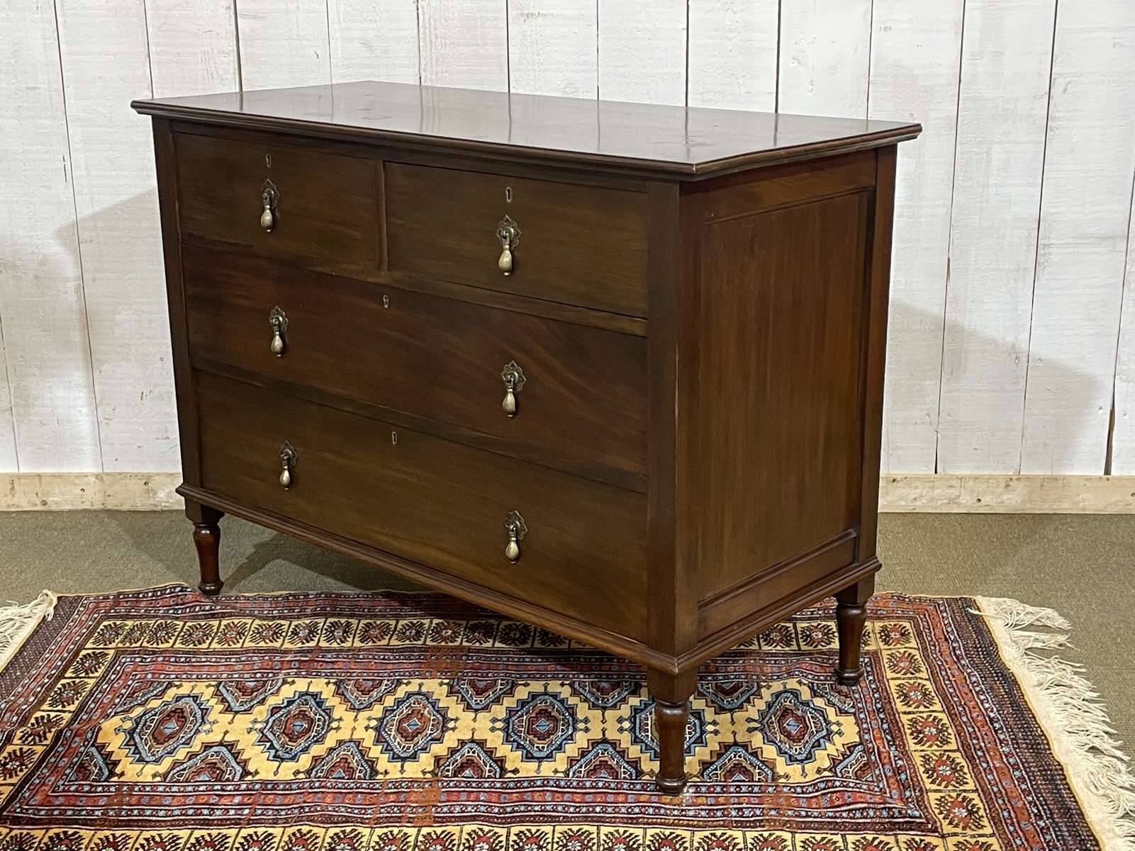 English mahogany commode from the 1930s.