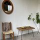 Oval cherry mirror