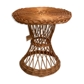 Table enfant rotin
