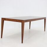 Severin hansen minimalist palisander coffee table, denmark, 1960