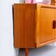 Commode d'Angle Mid-Century en Teck de Dyrlund, Danemark, 1960s