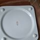 Square plate in Gien earthenware – Polychrome floral decoration
