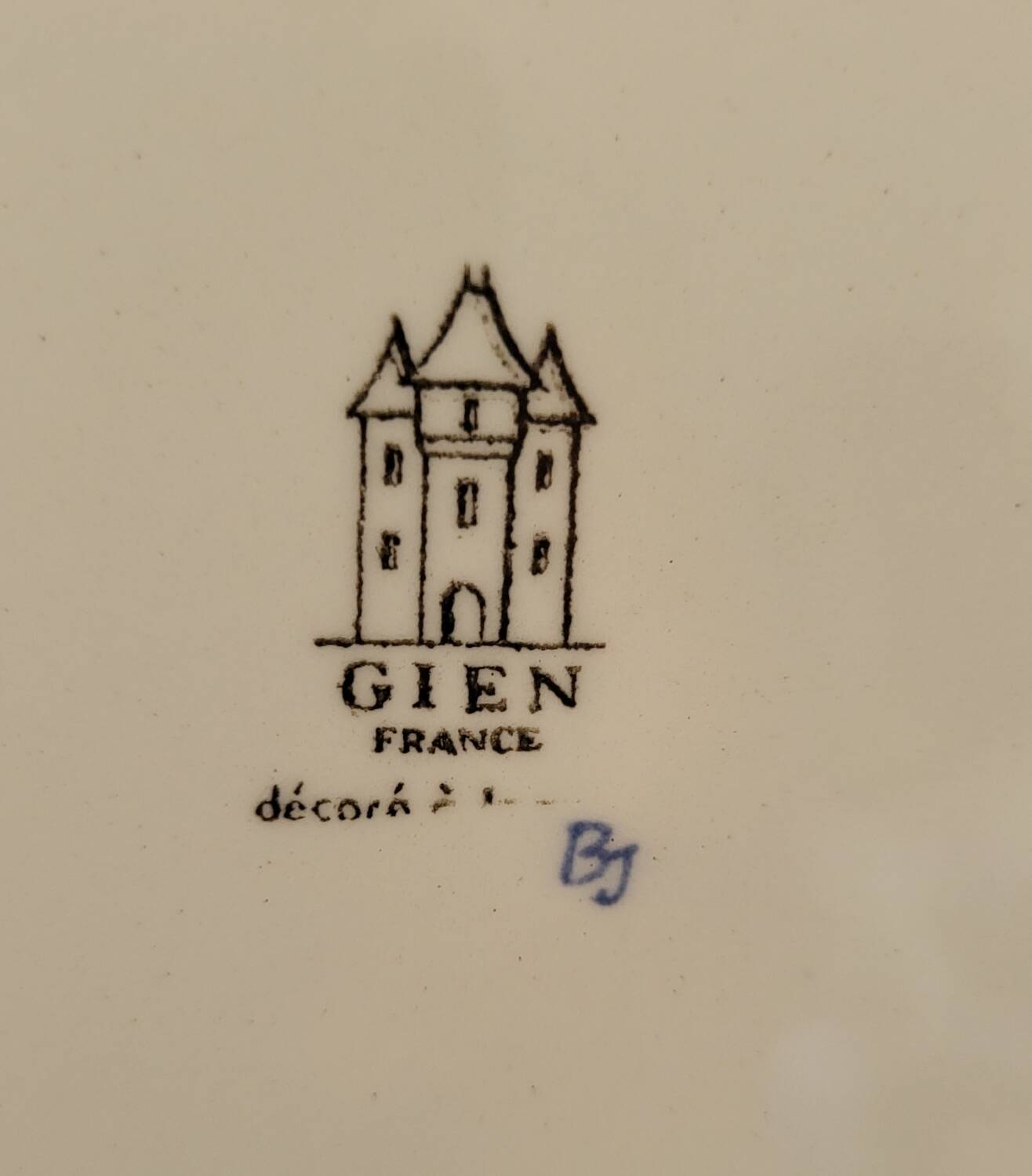 GIEN earthenware service